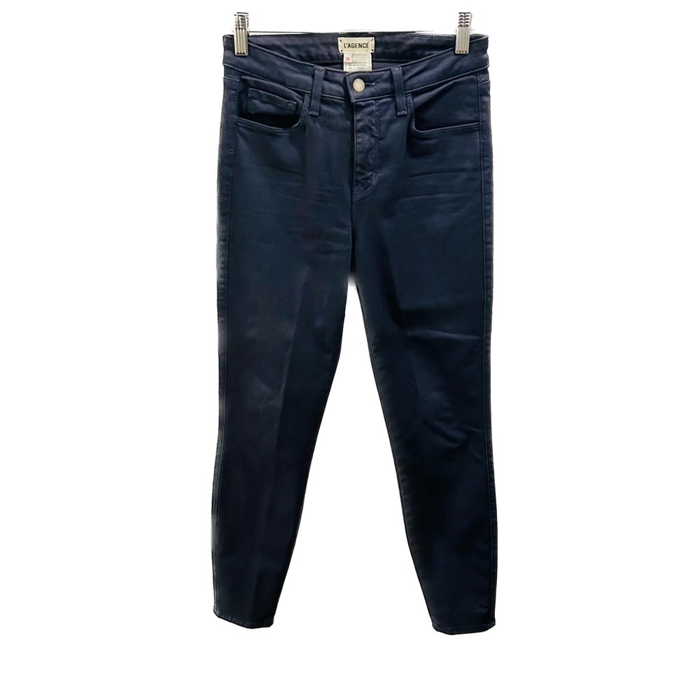L’AGENCE Margot Skinny Jeans 26 stingray gray grey - Picture 2 of 10